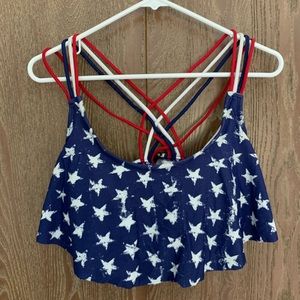 Xhilaration Stars & Strips Bikini
